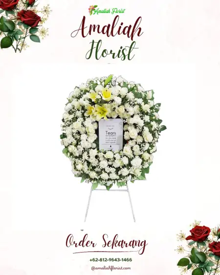 Krans Bunga Duka Prajeksari